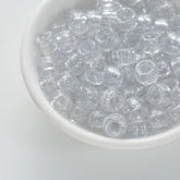 BD00082-02-clear-white-barrel-sparkle-pony-beads-6×9mm